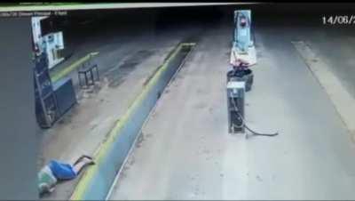 Taking a corner too fast = win new nose job