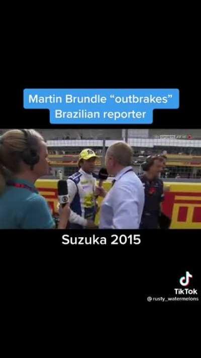 Martin Brundle outbreaks rookie in Suzuka