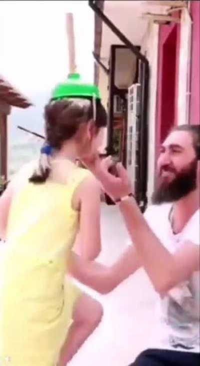 Excitedly going to show mommy 😂