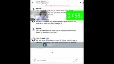 Getting the Professor Ursula chat bot pregnant Speedrun Any % (3:48)