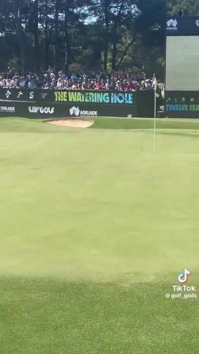 A new era of Golf is born, LIV Golf. This is how you celebrate a hole in 1 in Australia! 🍻 