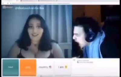 Man went from horny to terrified real quick