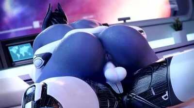 Liara x EDI (Midnightnsfw) [Mass Effect]