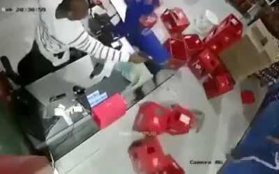 Watch carefully there is a lot going on (CCTV Birds Eye view) - 