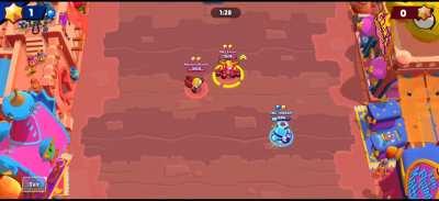 If a brawler jumps with a squeak shot, then it doesn't affect other brawlers on the ground.