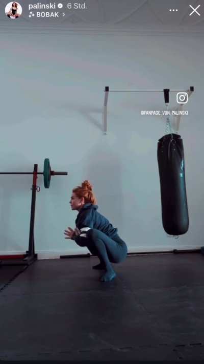 Sie ist schon ziemlich beweglich