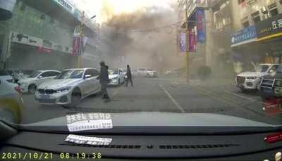 Explosion in Shenyang China on today (Oct 21 local time)