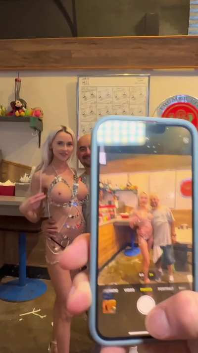 I went to order pizza and found a fan