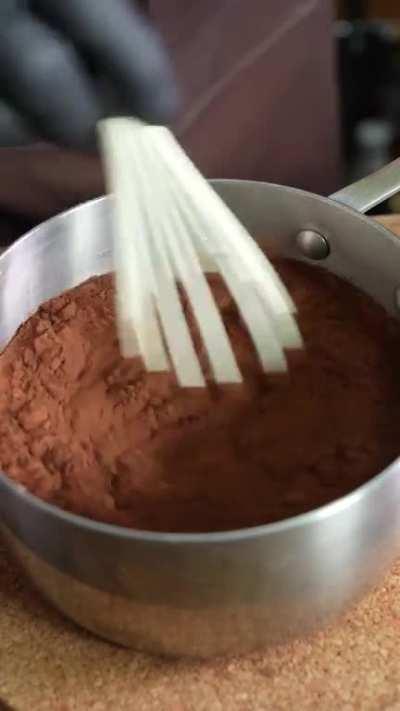 The way this cake is cut