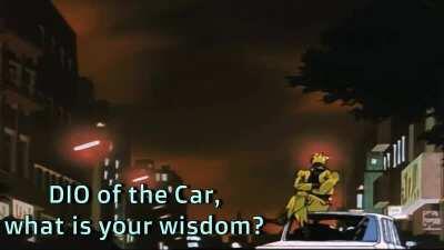 Jotaro seeks DIO's Wisdom