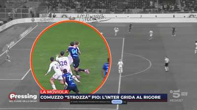 Pio's penalty shout replay Inter - Fiorentina