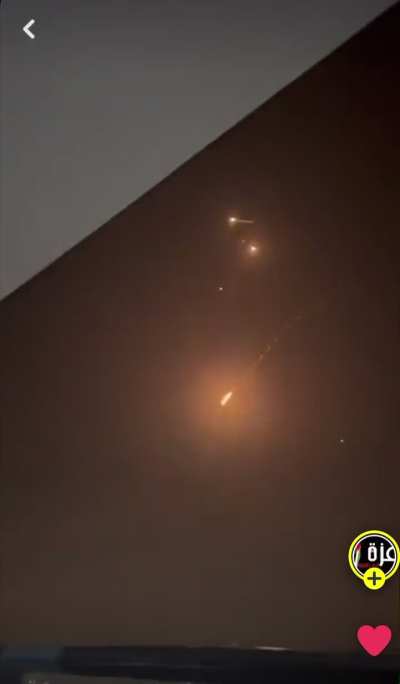 Iranian Ballistic Missile creates astonishing shockwave and is immediately followed by another explosion.