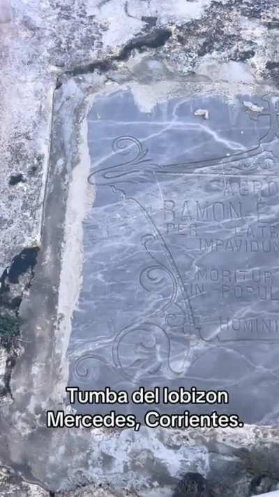 Así es la tumba del lobizón en Corrientes