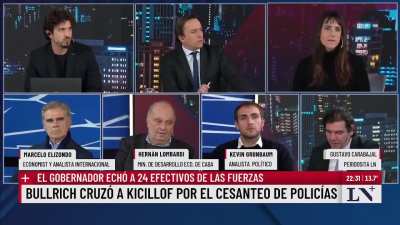 Kicillof y Alonso censuran a periodistas con cartas documento cuando se habla de la insegridad en la provincia.


