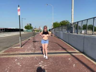 On the way to the river