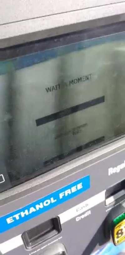 having to watch 30 seconds of ads before i'm even able to use the gas pump WTF