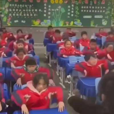 CCP teaching them so young how to rave