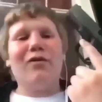 Young Gangstar from the streets of Northumbria