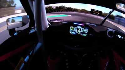 My best lap at Laguna Seca this evening was 1.23.9 first time i break into 1.23s on this track 😁