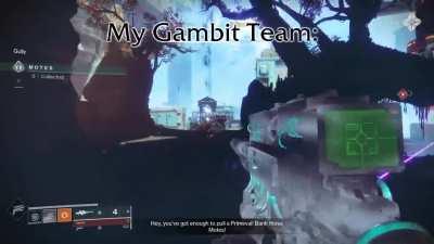 Their gambit team vs my gambit team (always ofc)