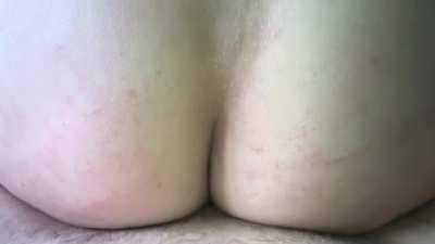 He cums balls deep inside me, watch it slowly leak out [oc]