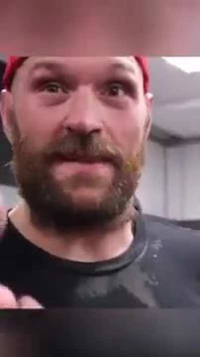 Tyson Fury speaks about 