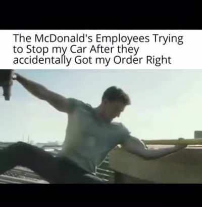 Sir you forgot your obligatory shrimp burger that you didn’t order