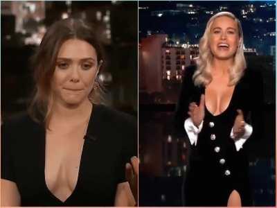 Captivating Cleavage: Elizabeth Olsen vs Brie Larson 