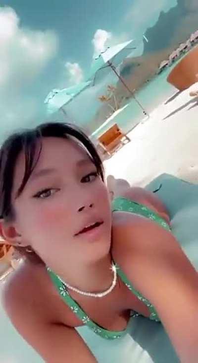 Green Bikini - Lily Chee