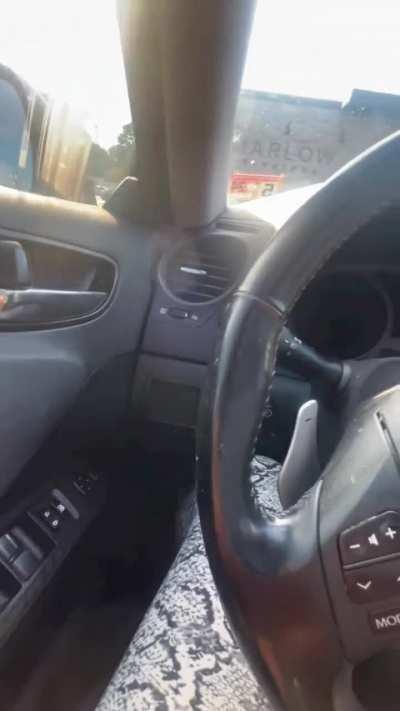 She went from joy to embarrassment real quick 