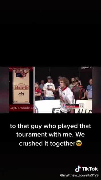 Our GEQBUS got so bored of winning SUPER BOWLS, that he decided to try cornhole, and of course he WON! He really is the best folks!