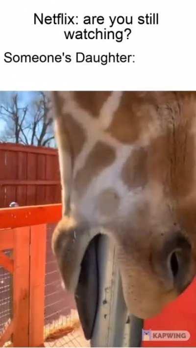 Its a giraffe bro