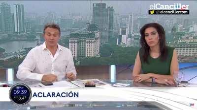 Echaron al que escribe los graph, y los conductores tuvieron que pedir disculpas: “Nosotros ponemos la cara por un gracioso”.