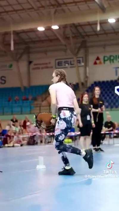 Hobby Horse agility competition