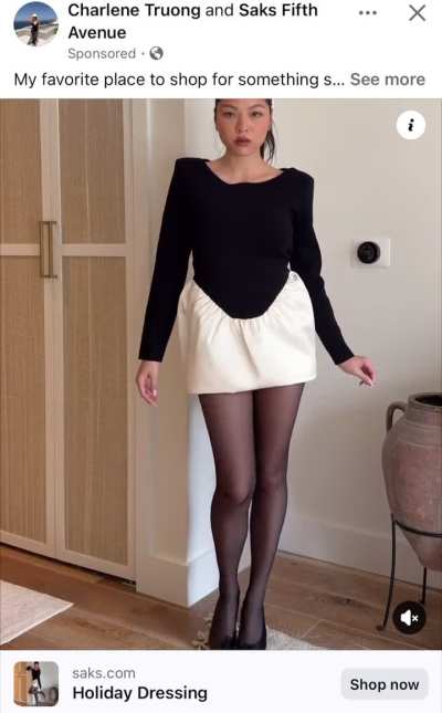 Loving the pantyhose in this ad!