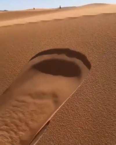 When you find a cave in a dessert