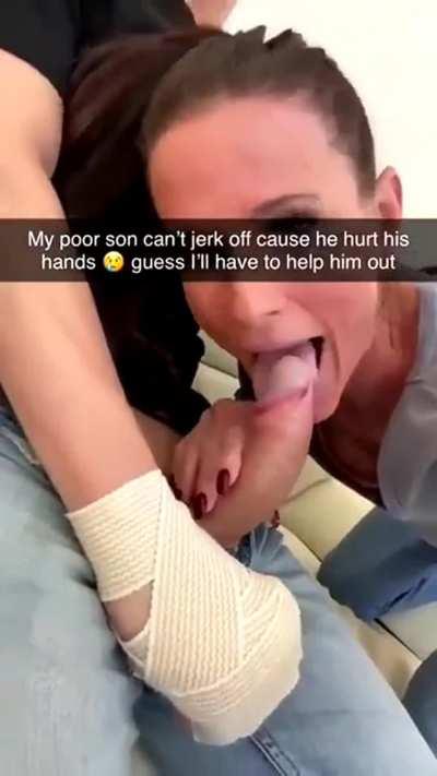 Mom… You gotta help me out my blue balls are killin’ me!