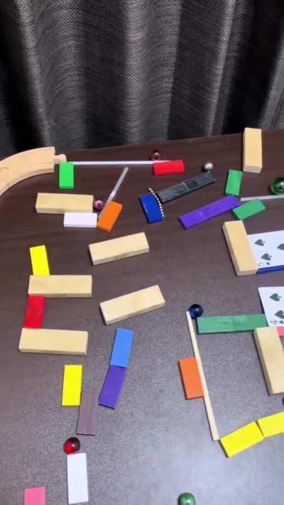 this complicated rube goldberg machine