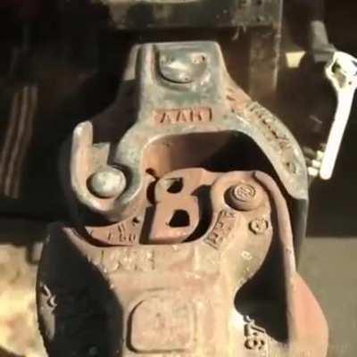 The dust flying off is my favorite part