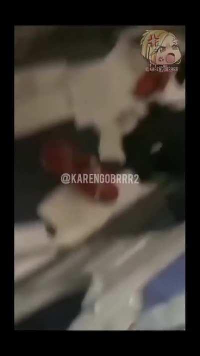 Karen lost her shit, then her clothes. Then proceeds to spit on a fellow passenger.