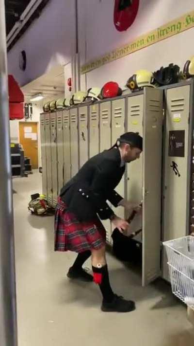 Firemen responding to a call