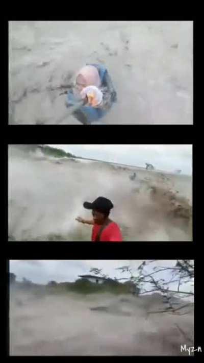 Multiple POVs of that famous tidal bore videos