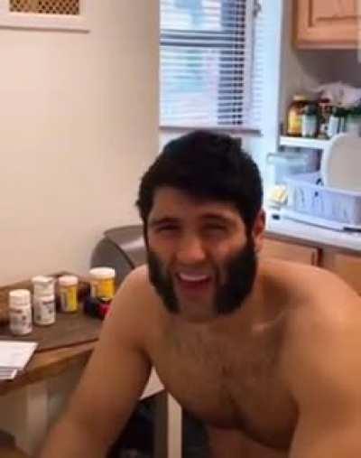 Chad does what he wants with his beard