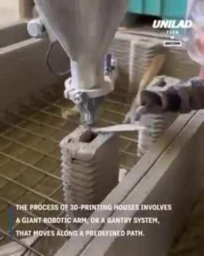 3D printing technology used to build houses