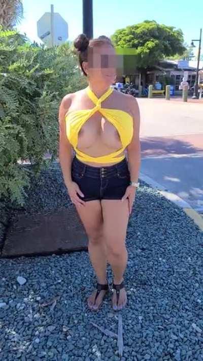 Me on a BUSTY street corner