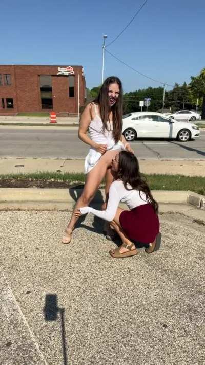 Had to pull over for a snack