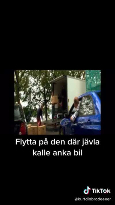 Flytta den jävla Kalle anka bil