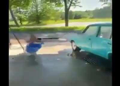 Workin at the car wash