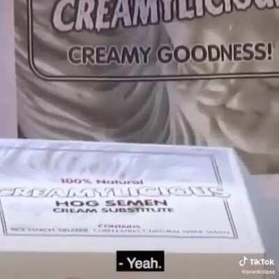 Real creamy ain’t it?