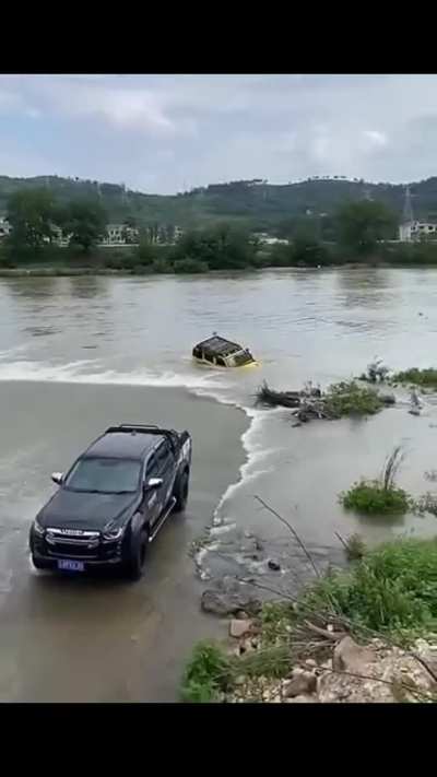 HMB while I drive my Jeep directly off the edge of the dam